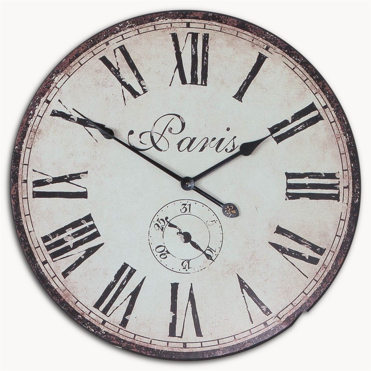 Ahşap Retro Duvar Saati 