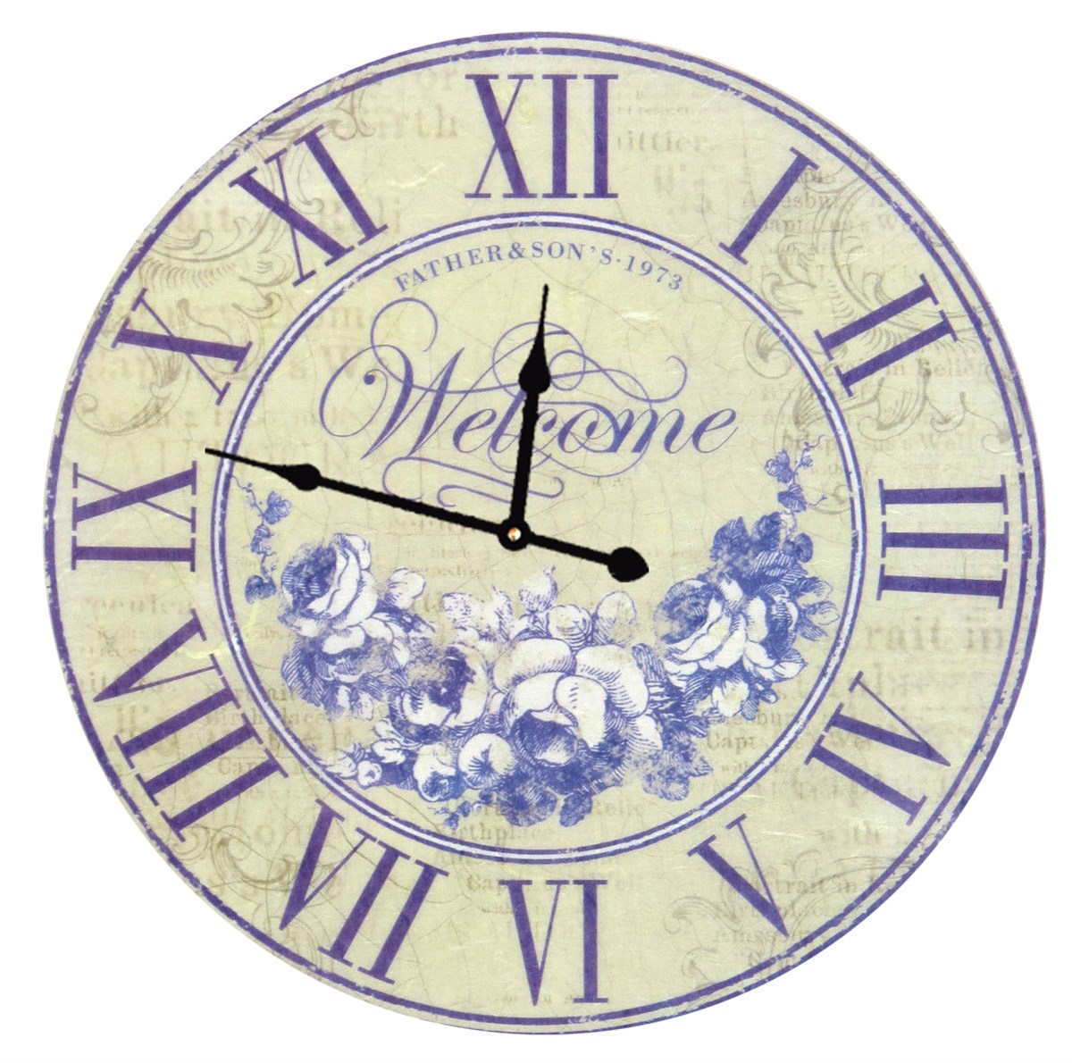 Ahşap Retro Duvar Saati 