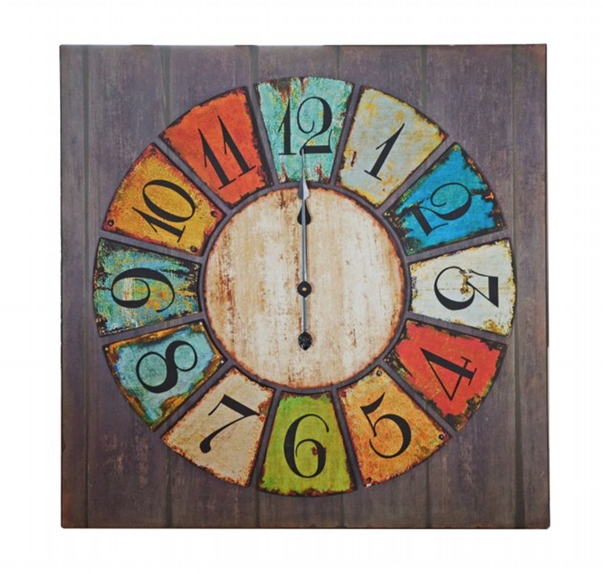 Ahşap Retro Duvar Saati 