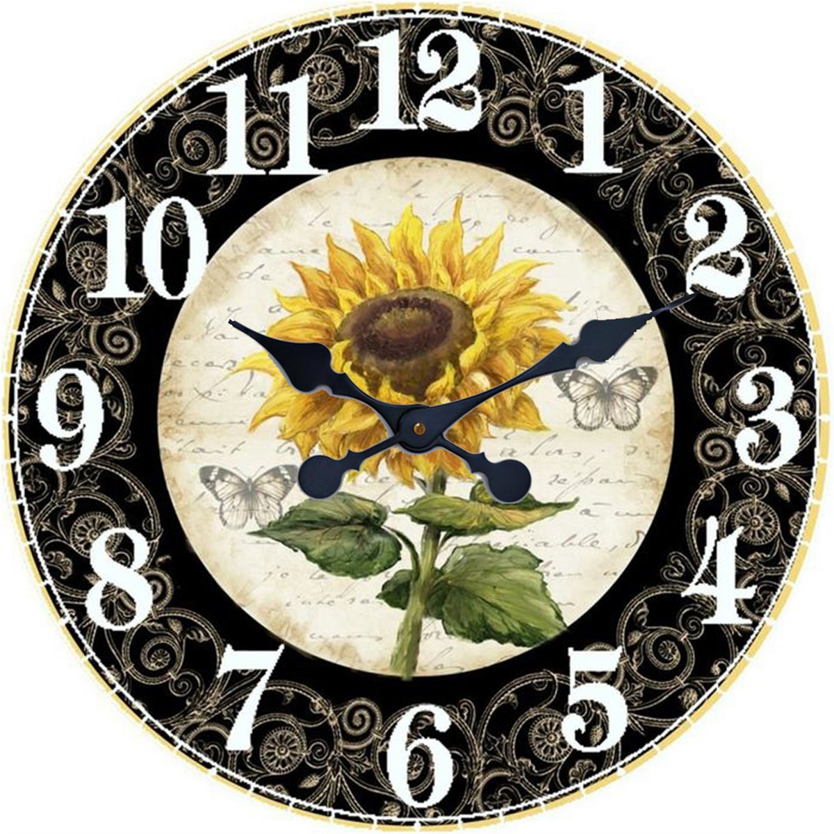 Ahşap Retro Duvar Saati 