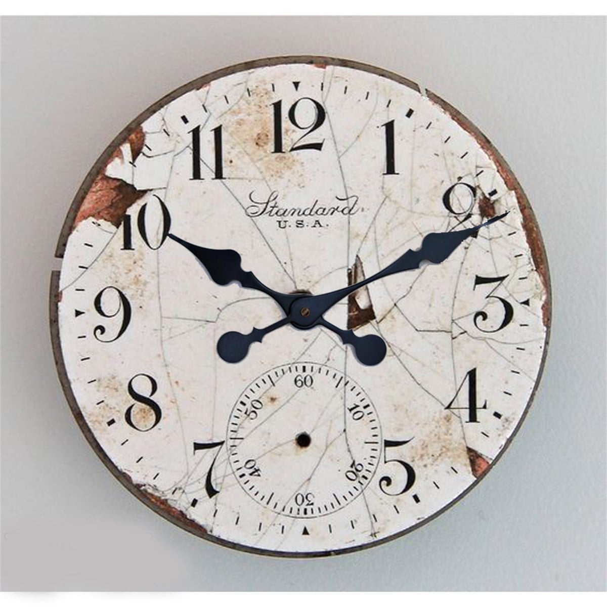 Ahşap Retro Duvar Saati 