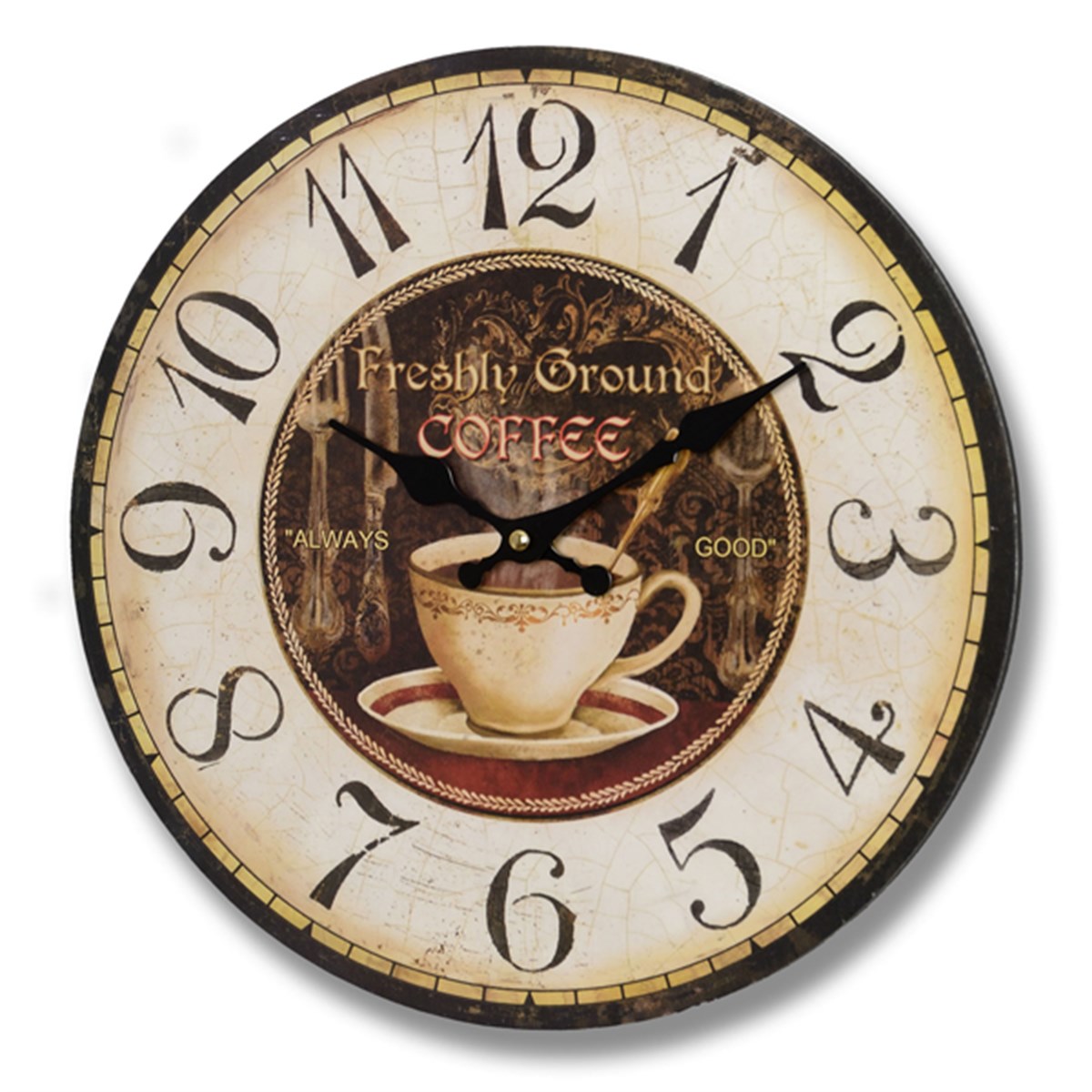 Ahşap Retro Duvar Saati 