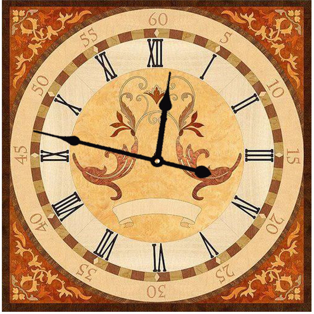 Ahşap Retro Duvar Saati 