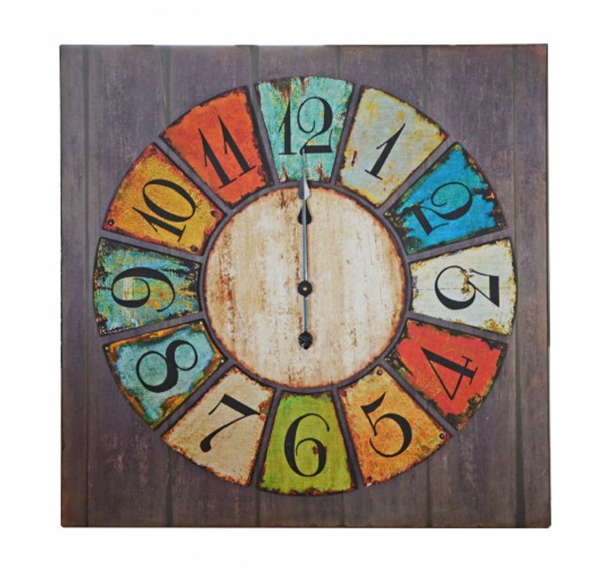 Ahşap Retro Duvar Saati 