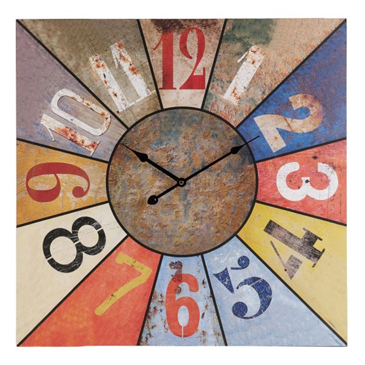 Ahşap Retro Duvar Saati 