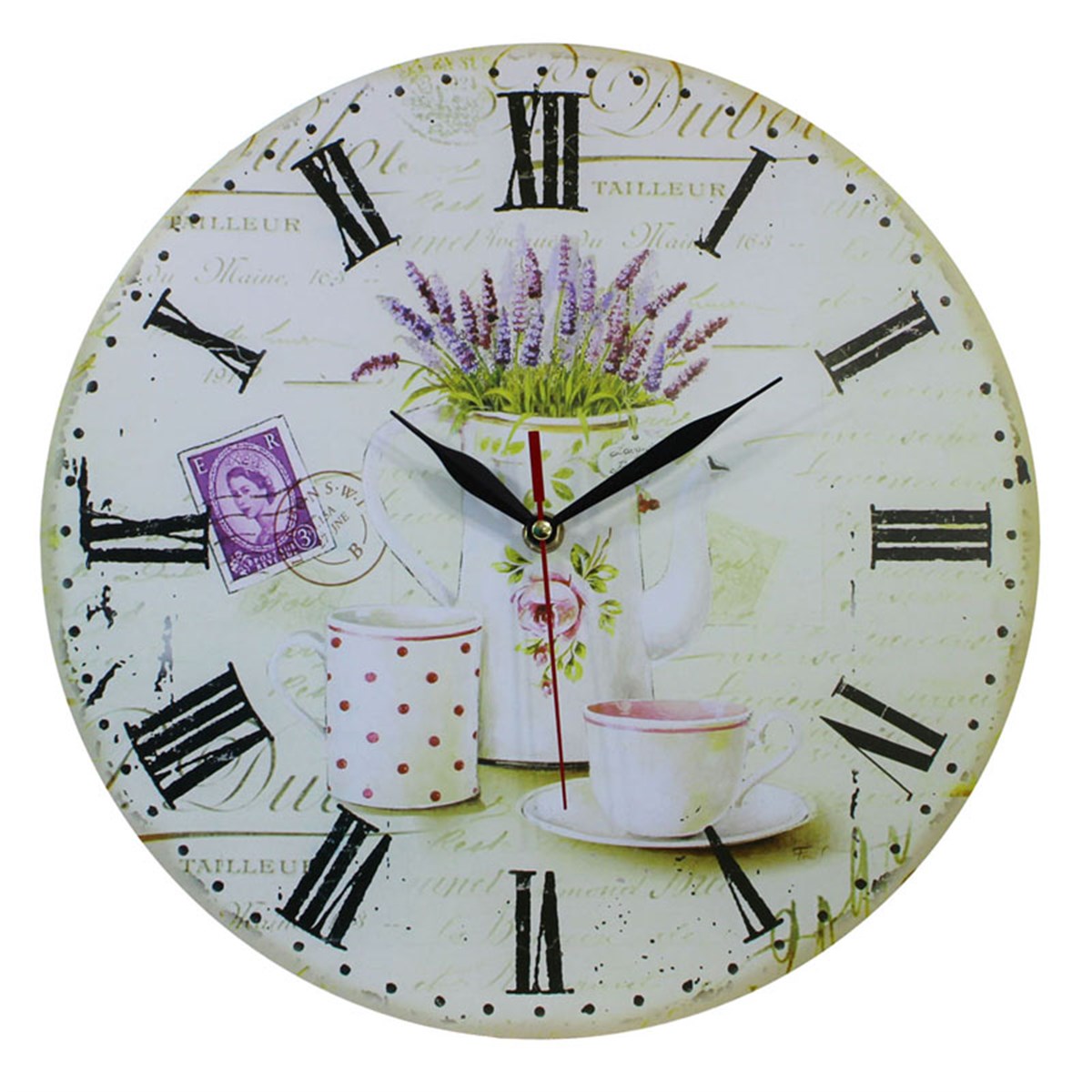 Ahşap Retro Duvar Saati 