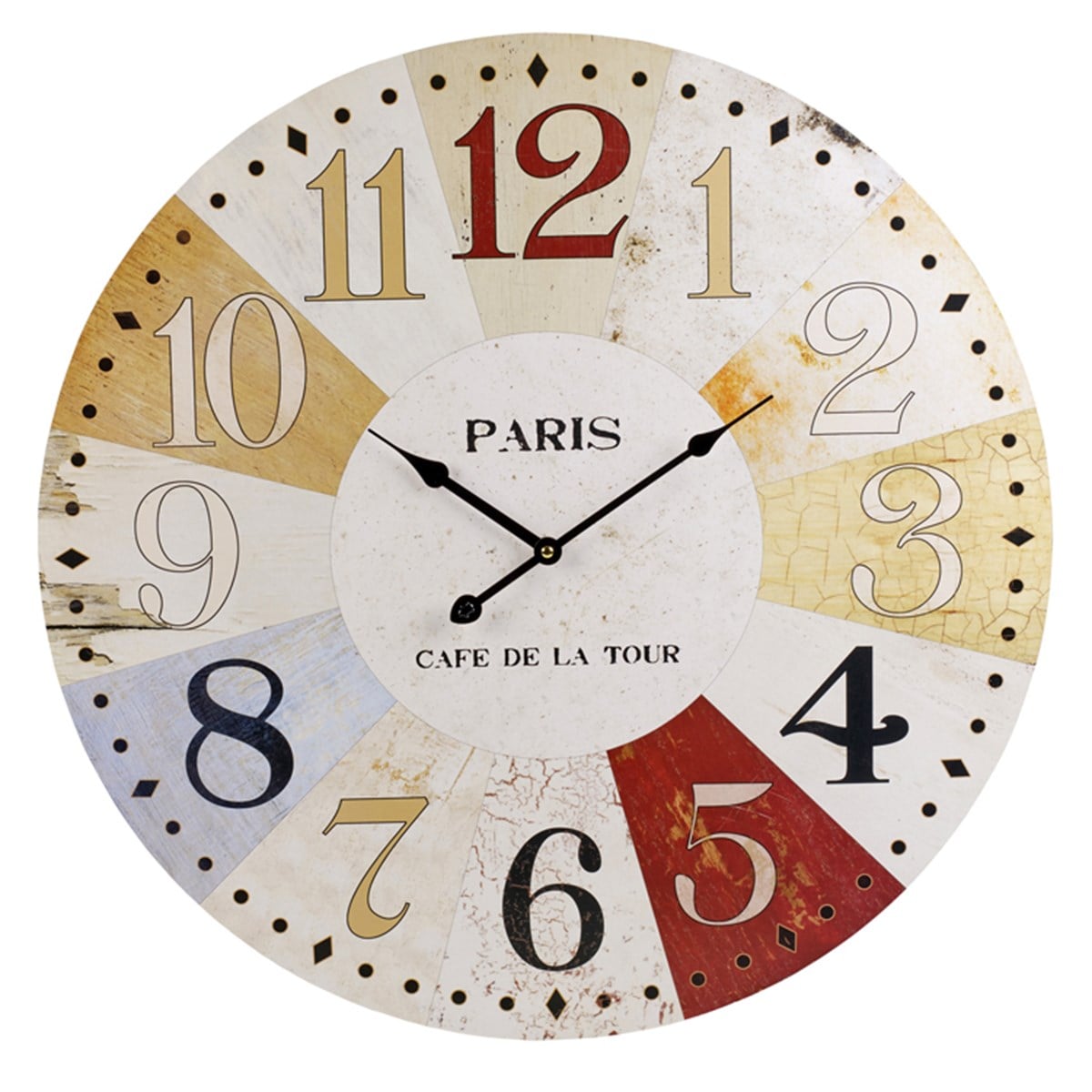 Ahşap Retro Duvar Saati 