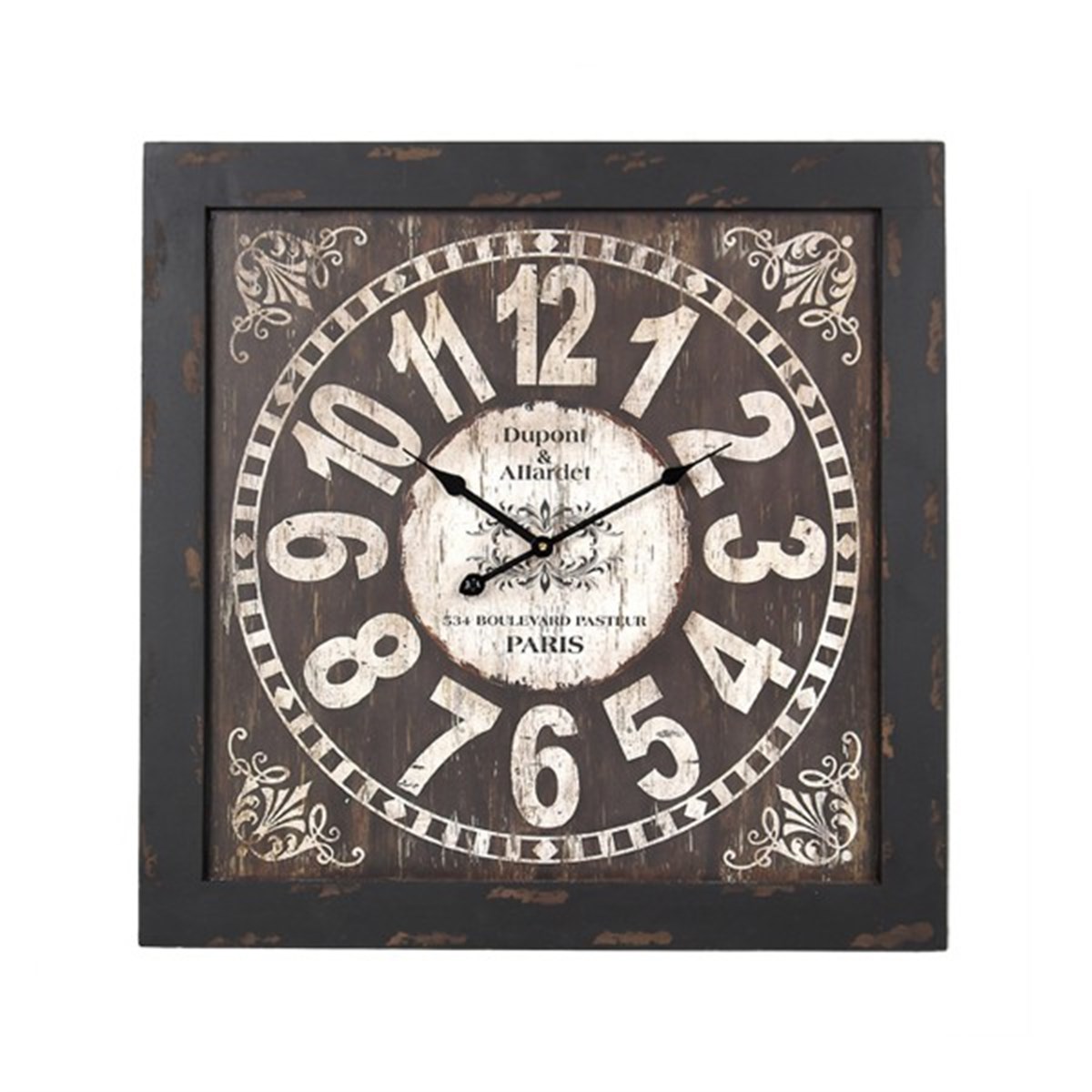 Ahşap Retro Duvar Saati 