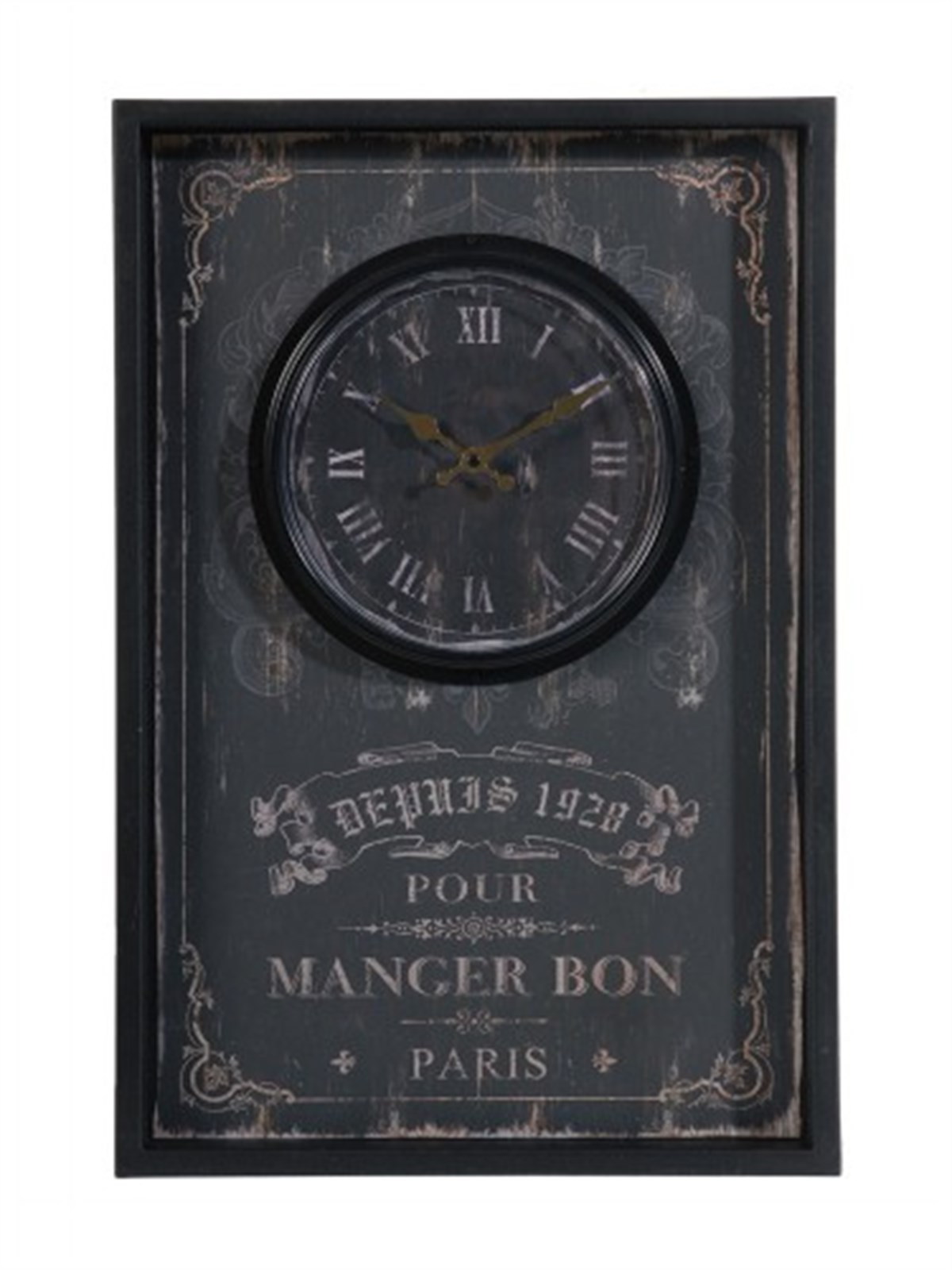 Ahşap Retro Duvar Saati 