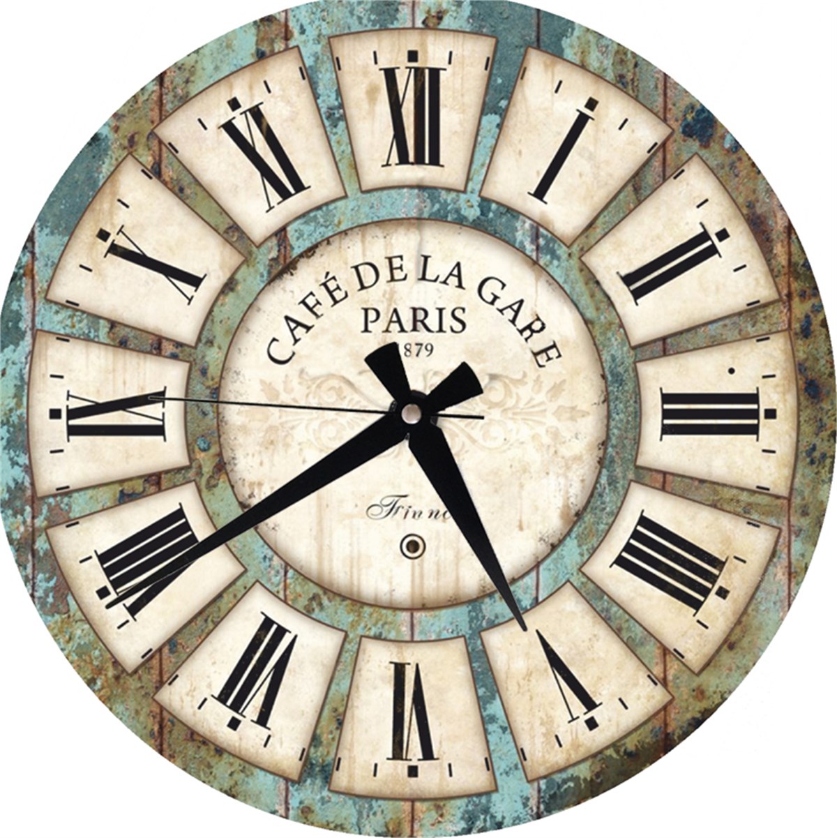 Ahşap Retro Duvar Saati 