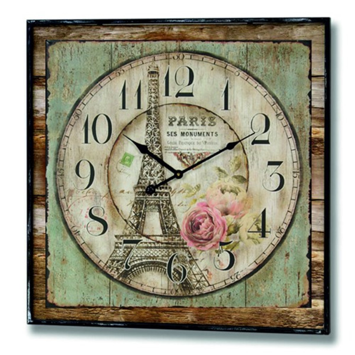 Ahşap Retro Duvar Saati 