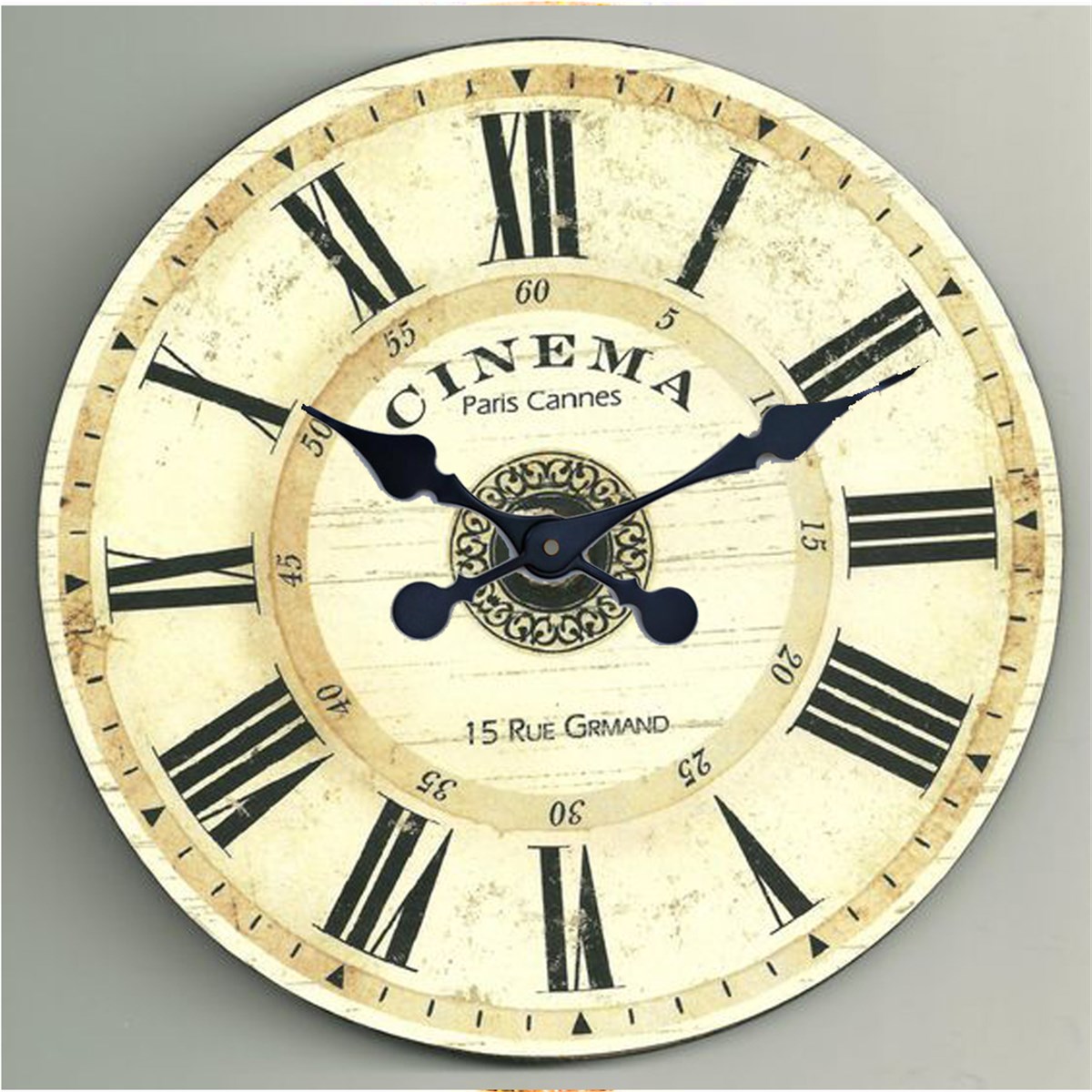 Ahşap Retro Duvar Saati 