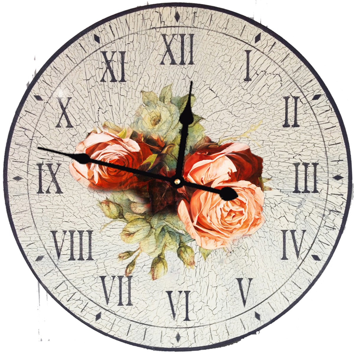 Ahşap Retro Duvar Saati 