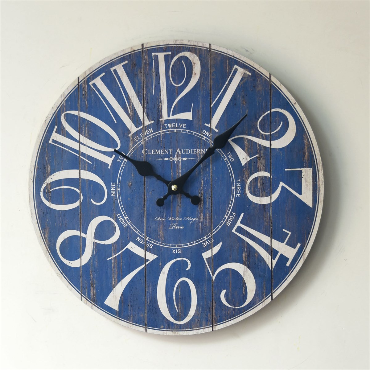 Ahşap Retro Duvar Saati 