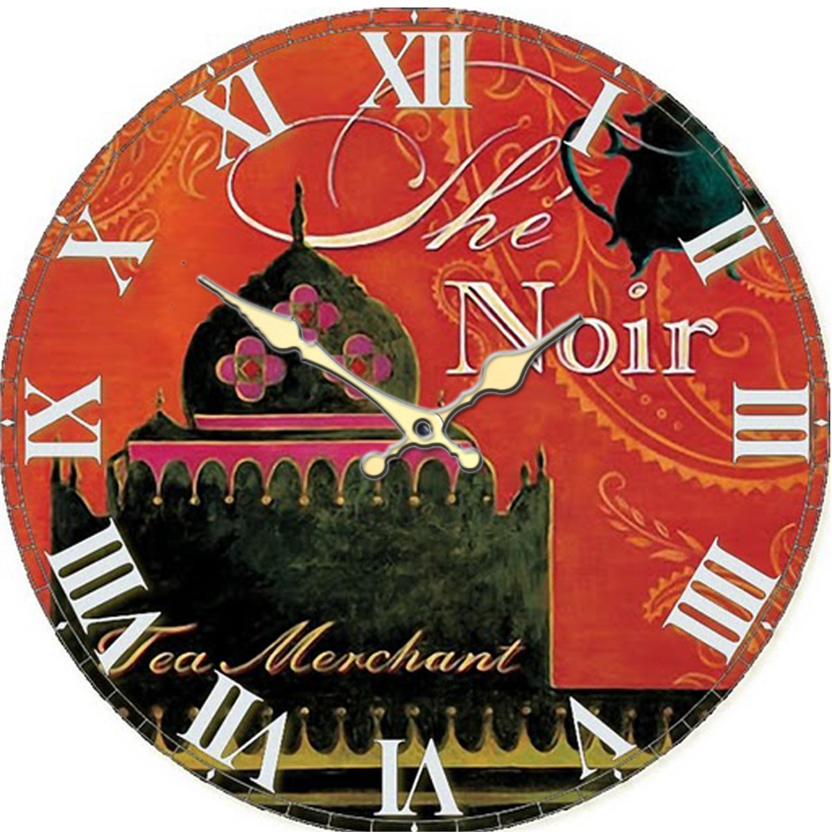 Ahşap Retro Duvar Saati 