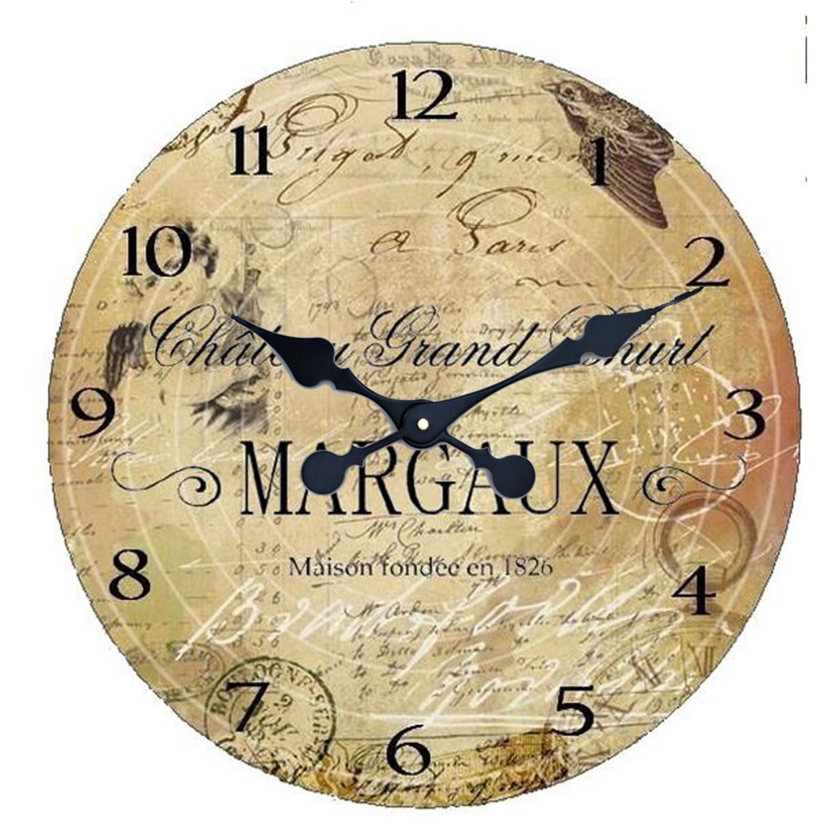 Ahşap Retro Duvar Saati 