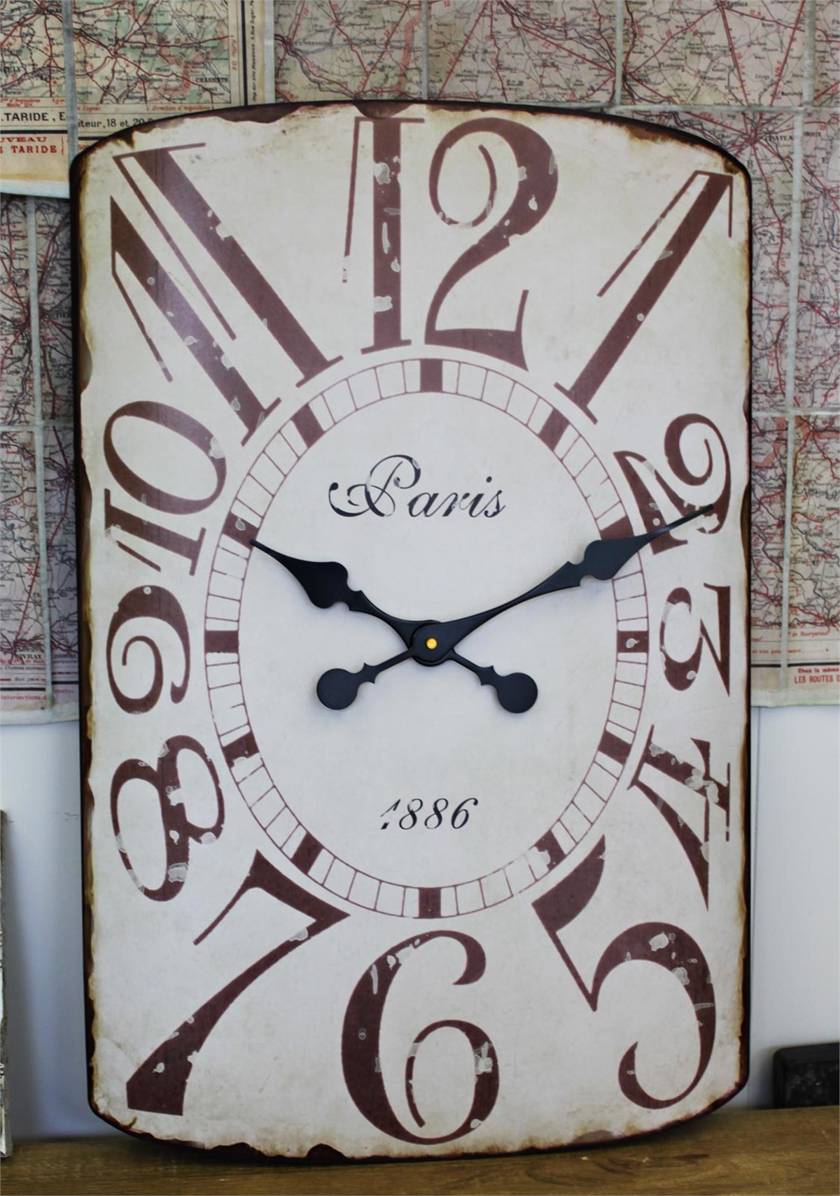 Ahşap Retro Duvar Saati 