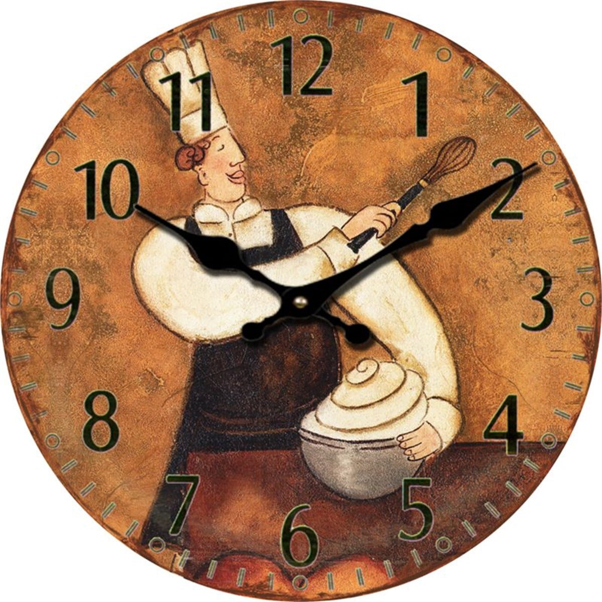 Ahşap Retro Duvar Saati 