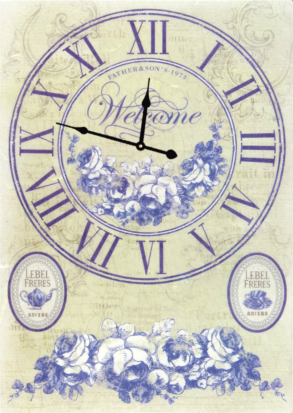 Ahşap Retro Duvar Saati 