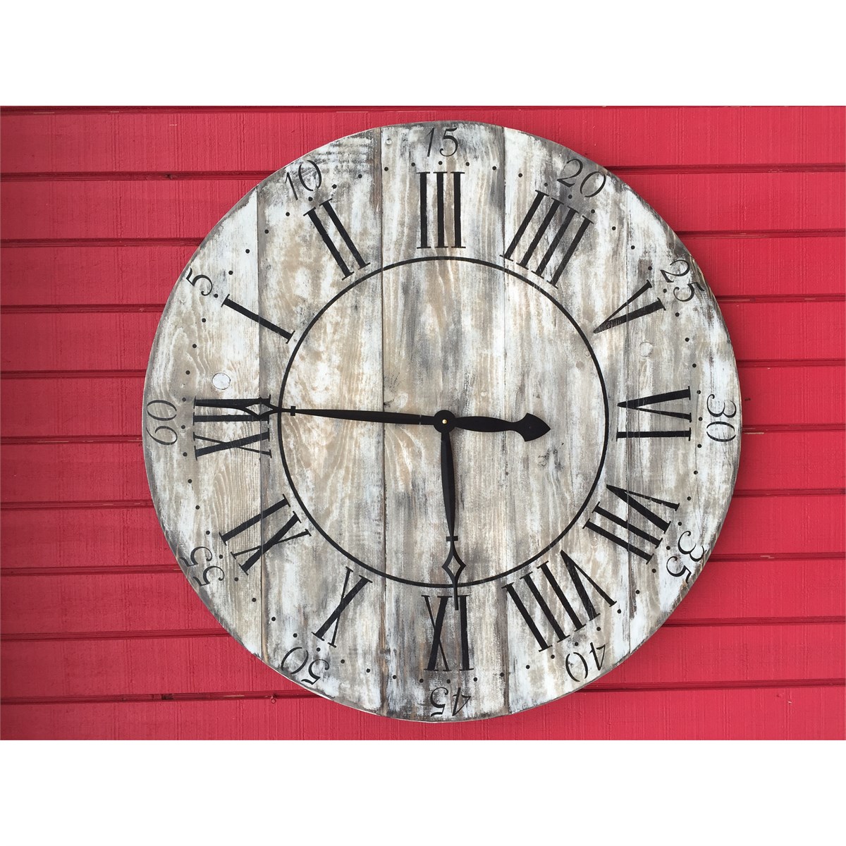 Ahşap Retro Duvar Saati 