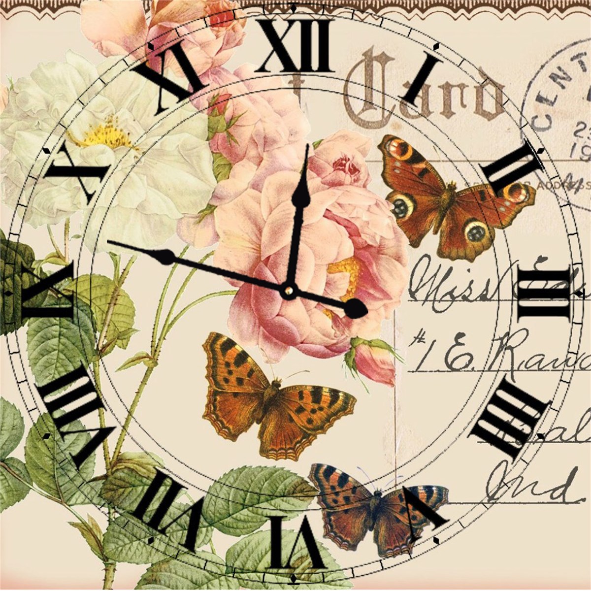 Ahşap Retro Duvar Saati 