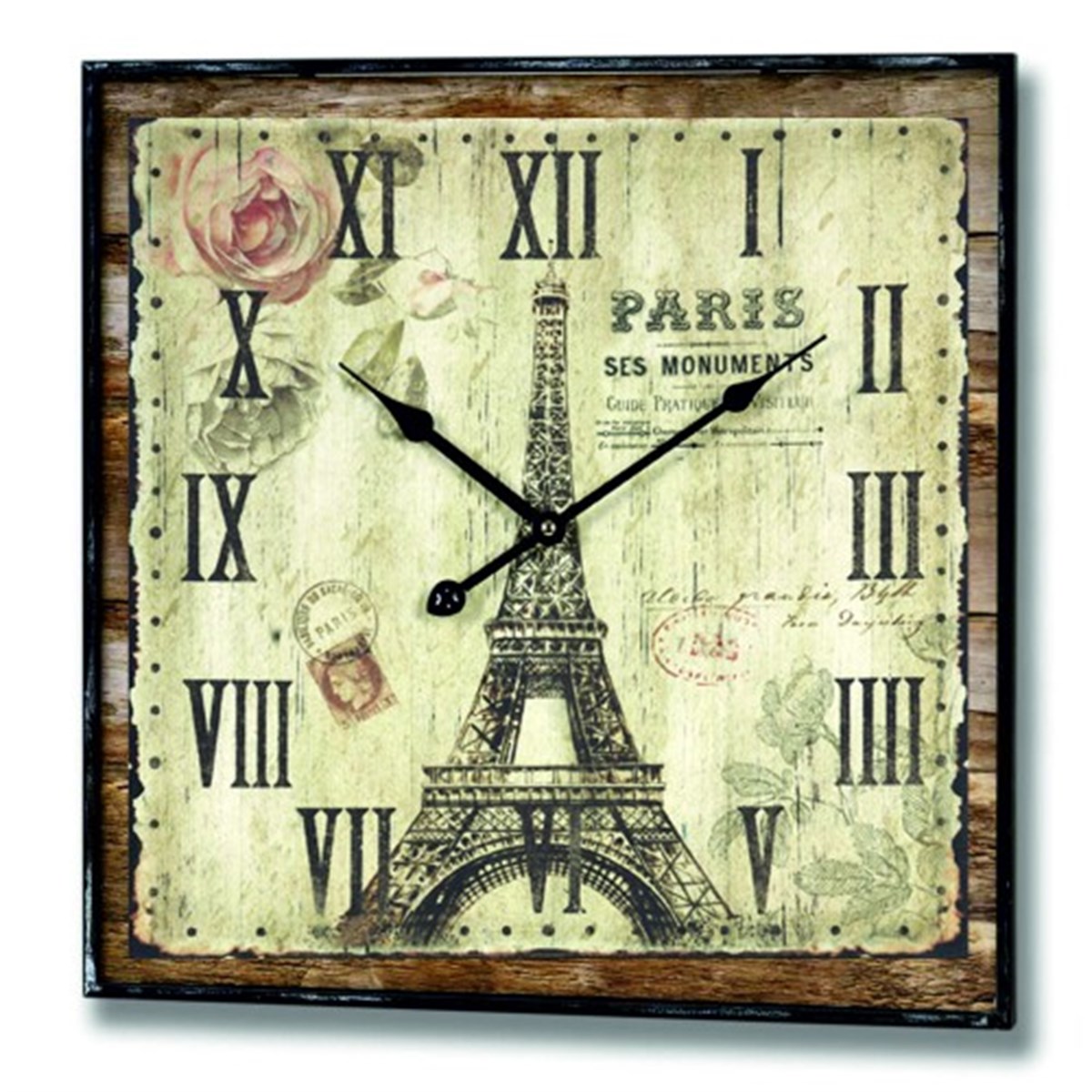 Ahşap Retro Duvar Saati 