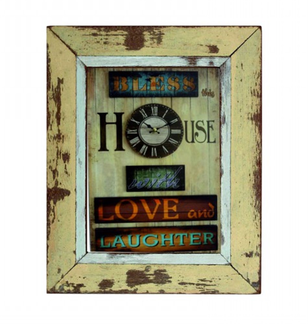 Ahşap Retro Duvar Saati 