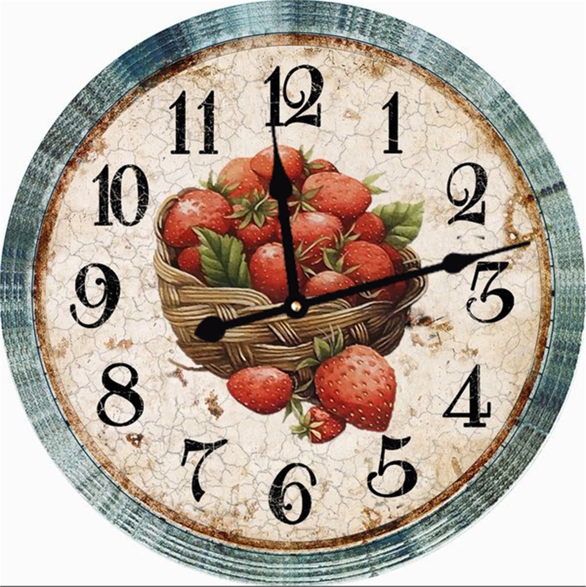 Ahşap Retro Duvar Saati 