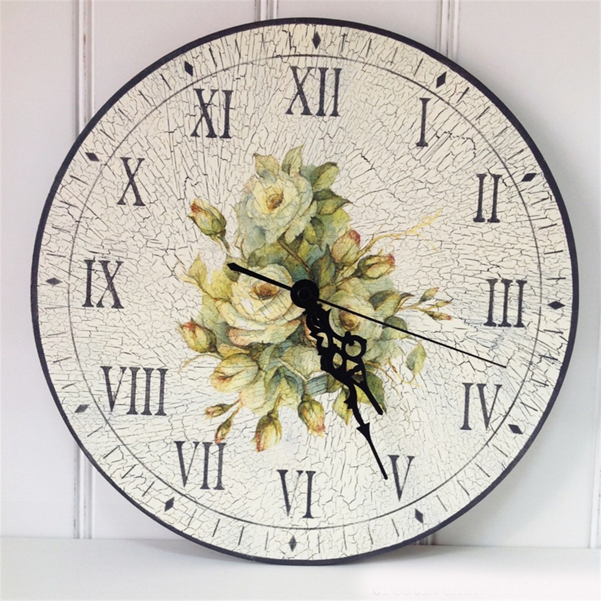 Ahşap Retro Duvar Saati 