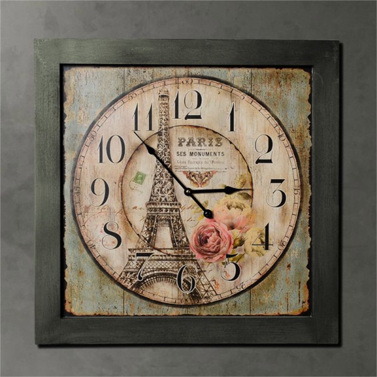 Ahşap Retro Duvar Saati 