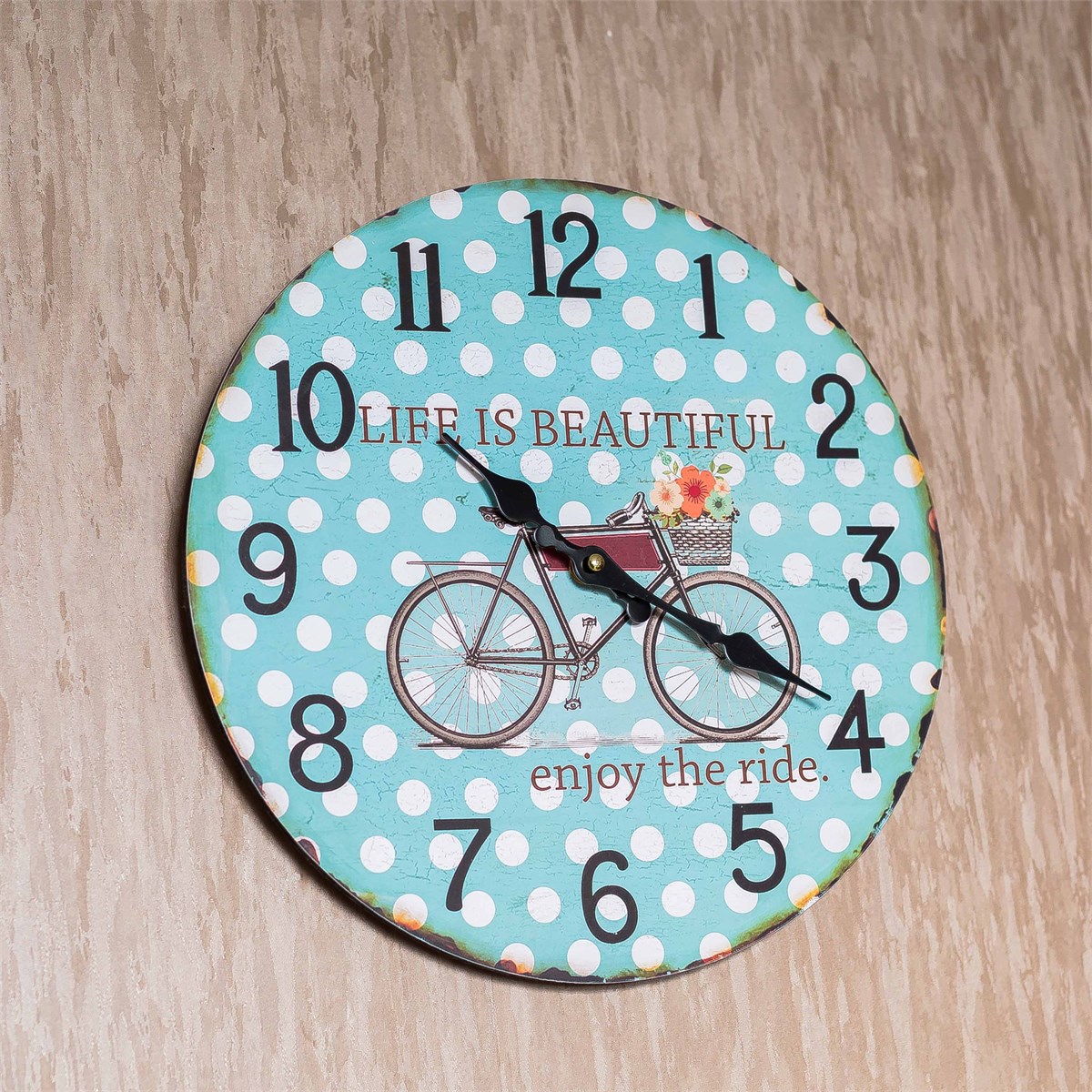 Ahşap Retro Duvar Saati 