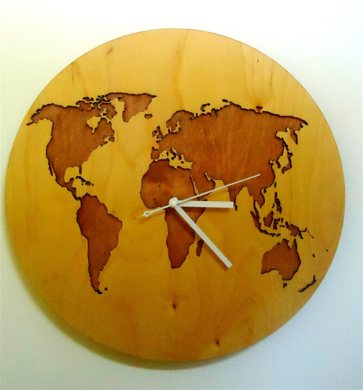 Ahşap Retro Duvar Saati 