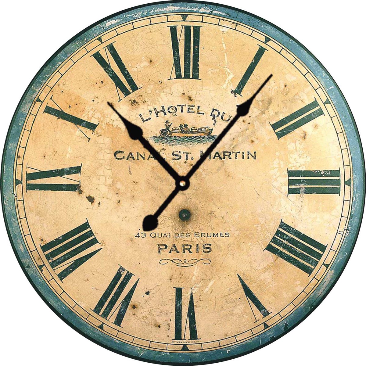 Ahşap Retro Duvar Saati 