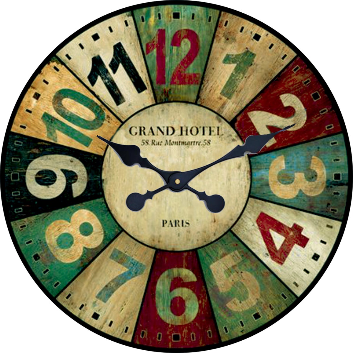 Ahşap Retro Duvar Saati MKSaat (10)