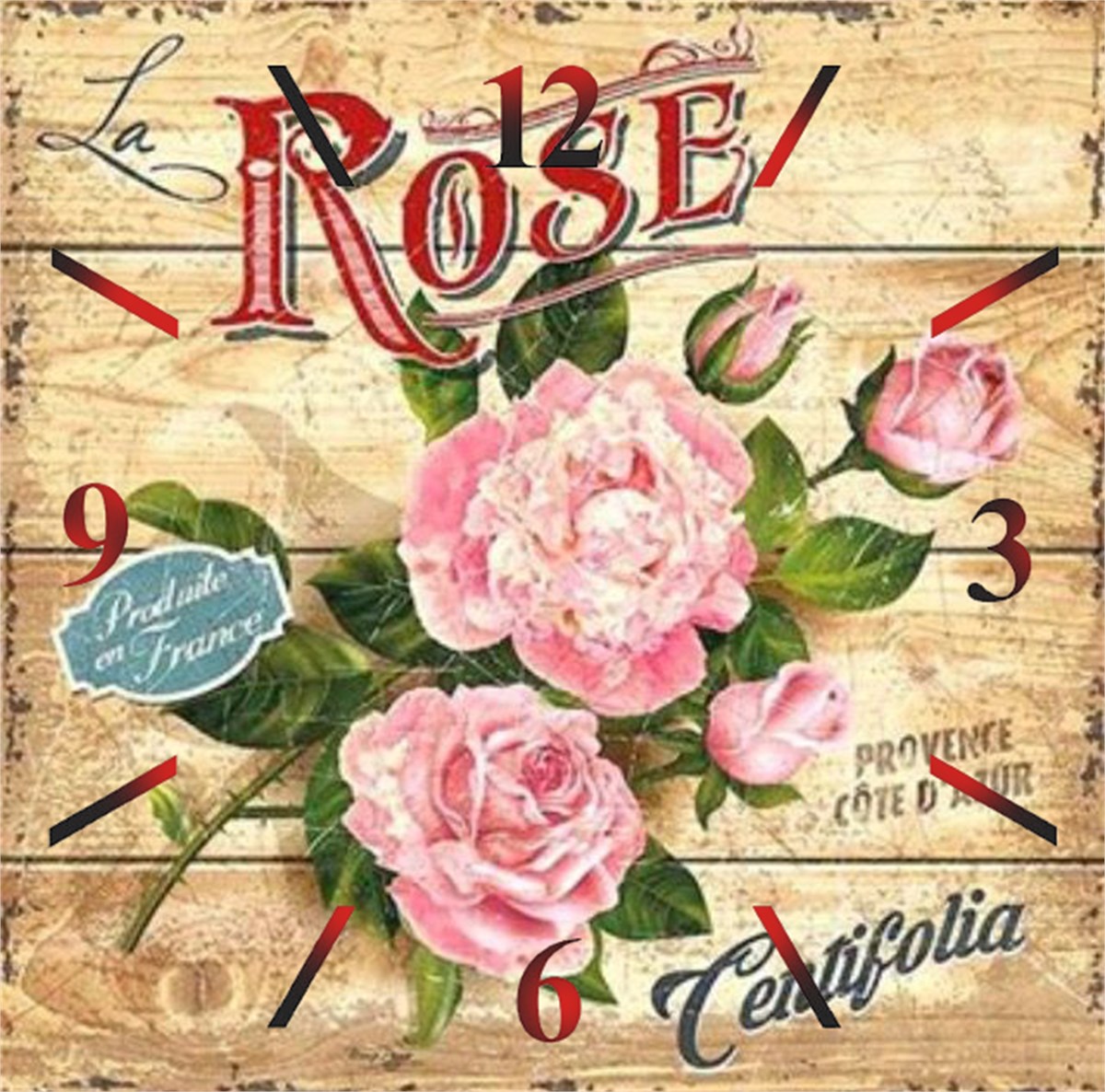 Ahşap Retro Duvar Saati 