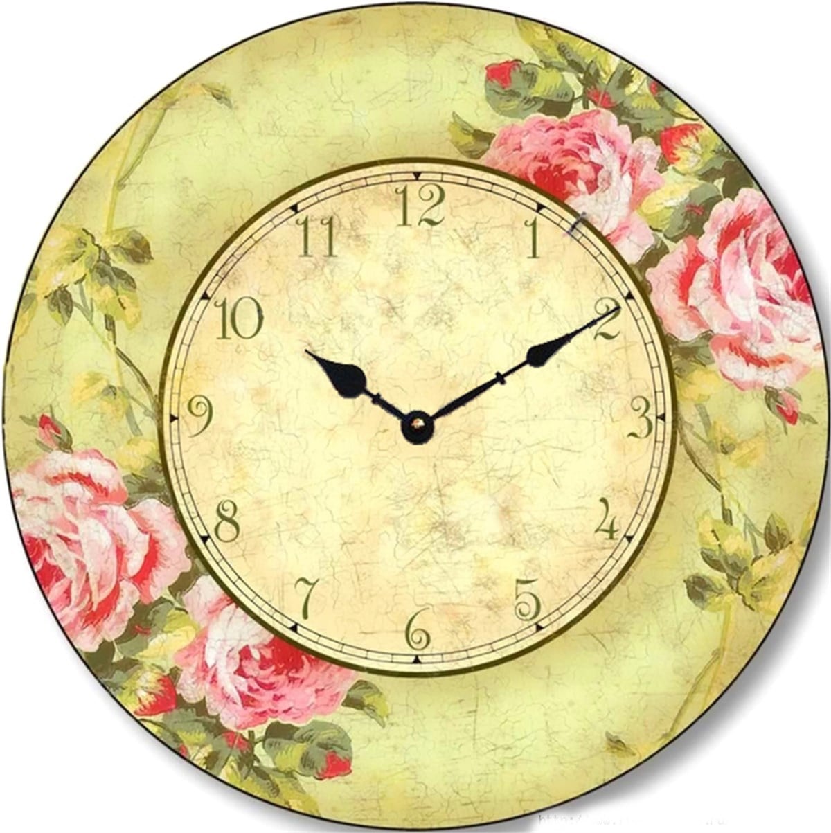 Ahşap Retro Duvar Saati 