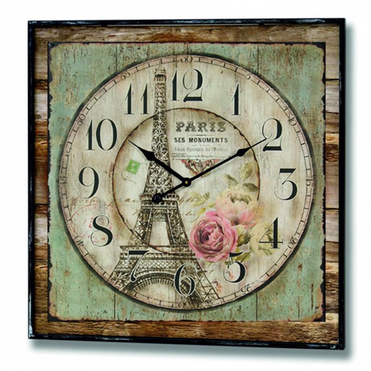 Ahşap Retro Duvar Saati 