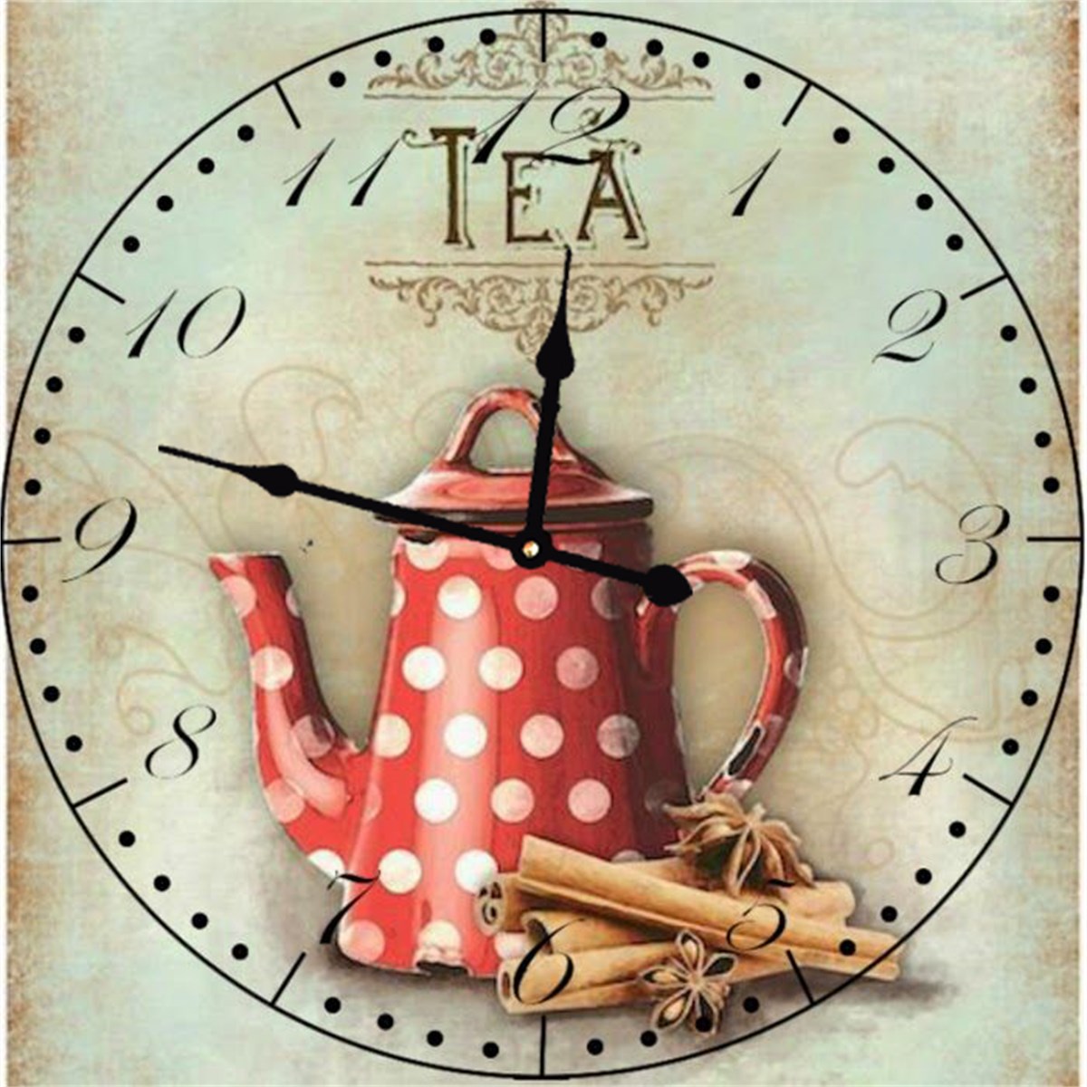 Ahşap Retro Duvar Saati 