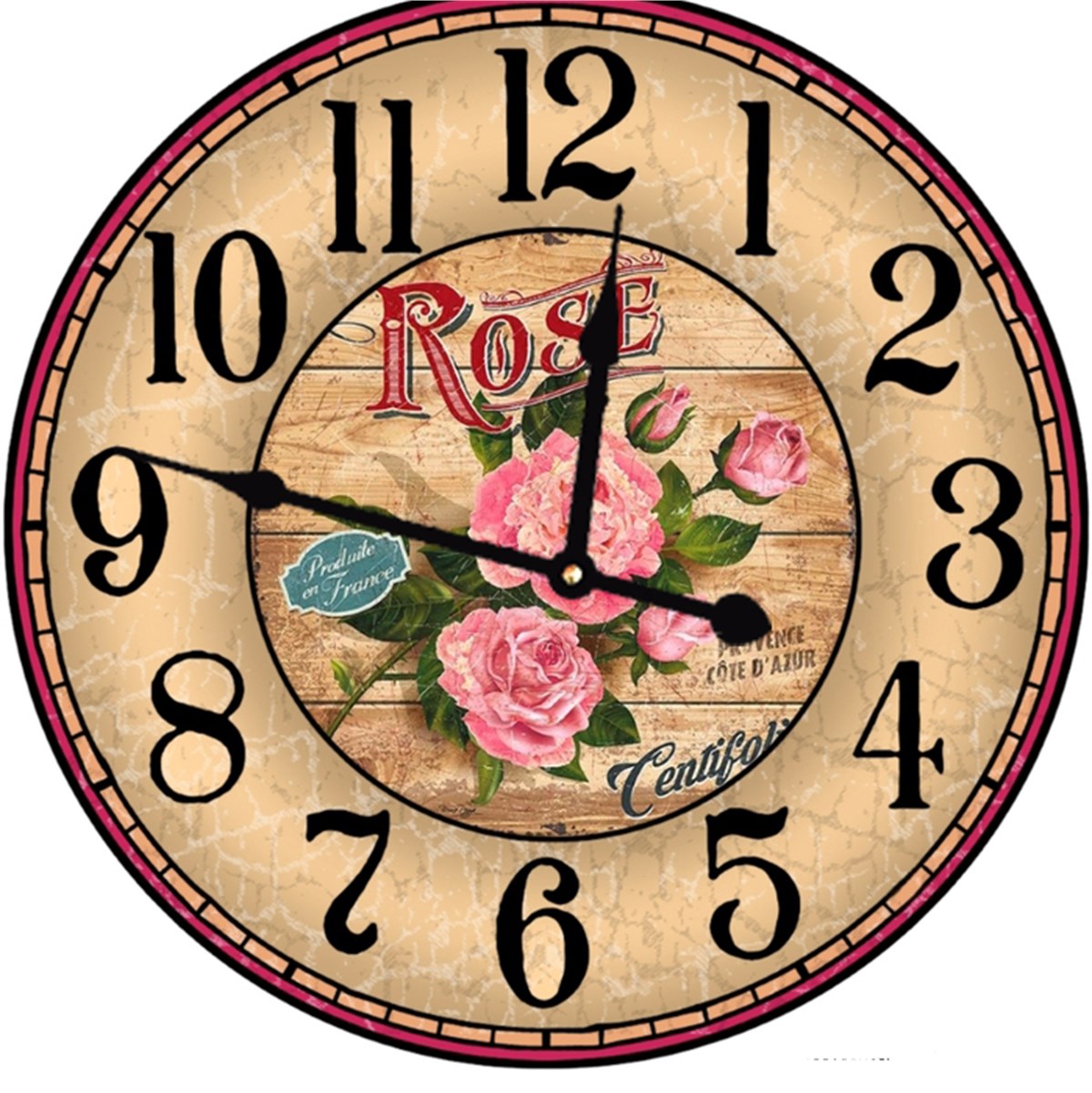 Ahşap Retro Duvar Saati 