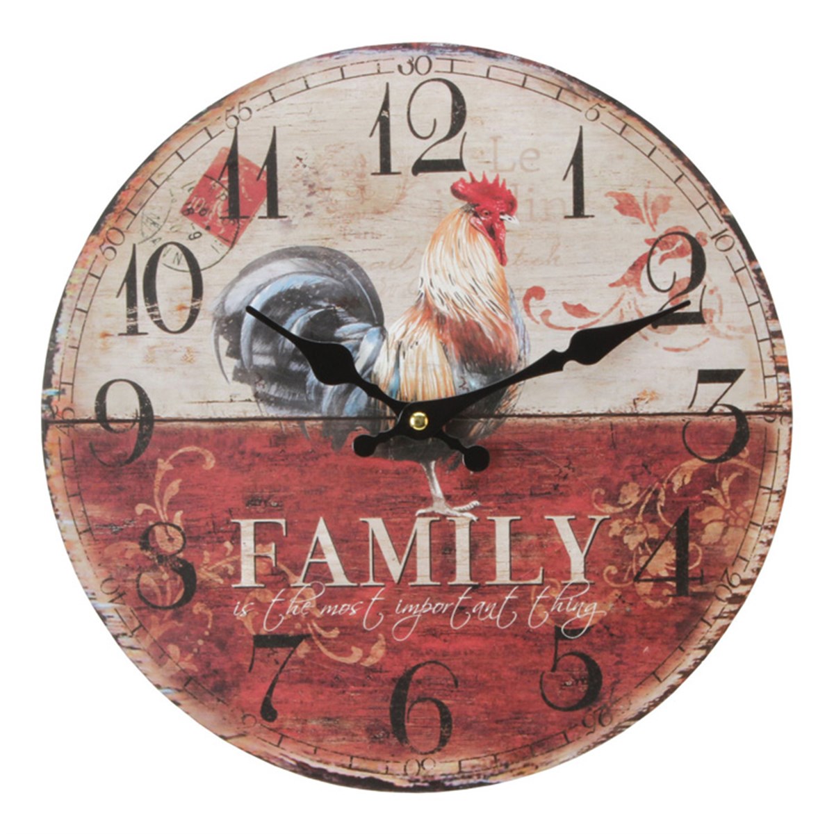 Ahşap Retro Duvar Saati 