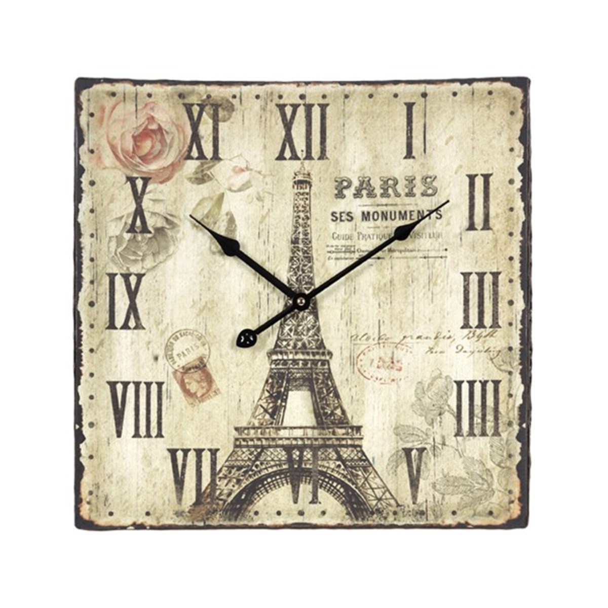 Ahşap Retro Duvar Saati 