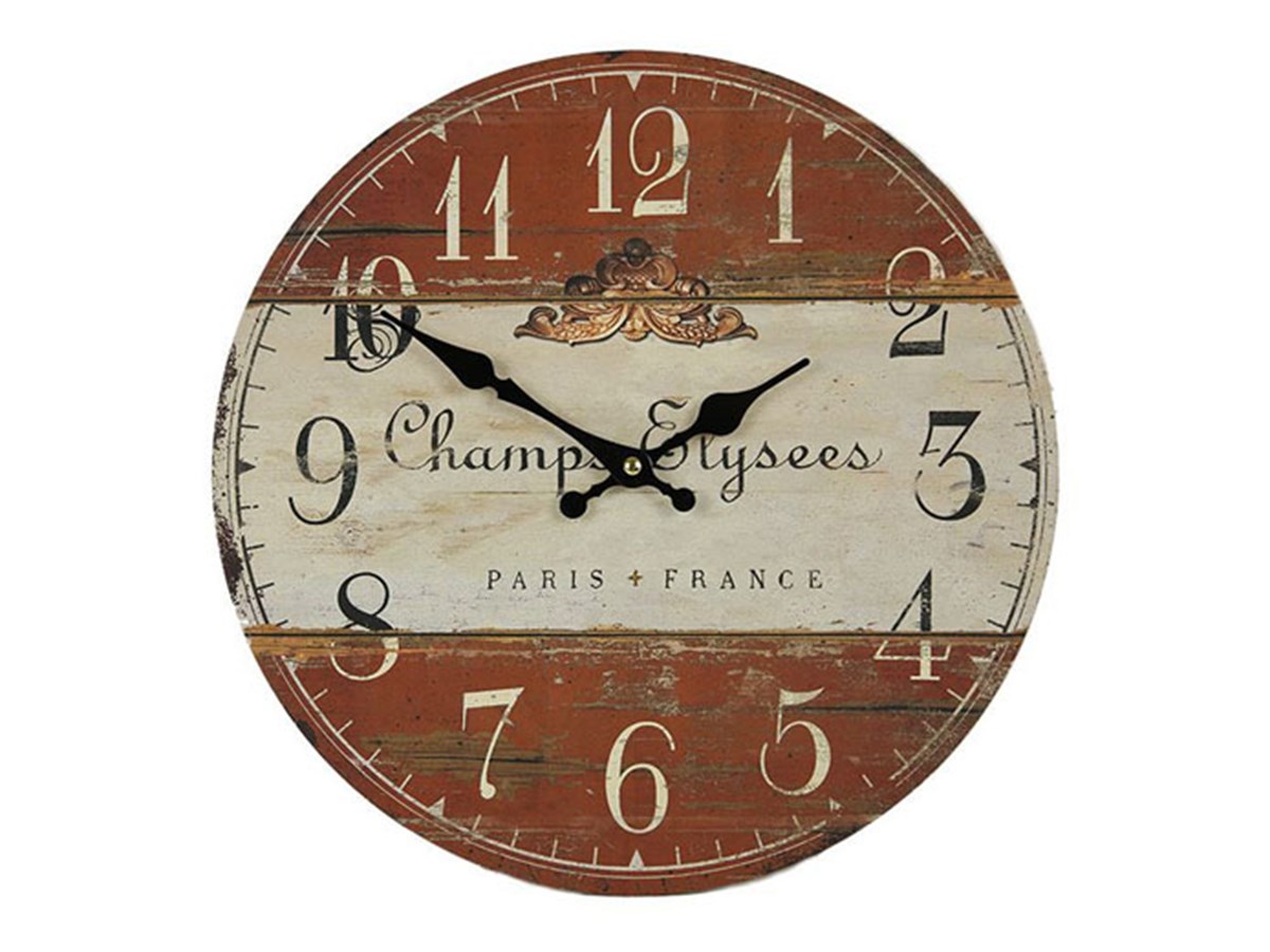 Ahşap Retro Duvar Saati 