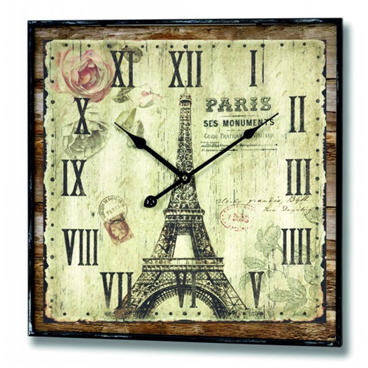 Ahşap Retro Duvar Saati 