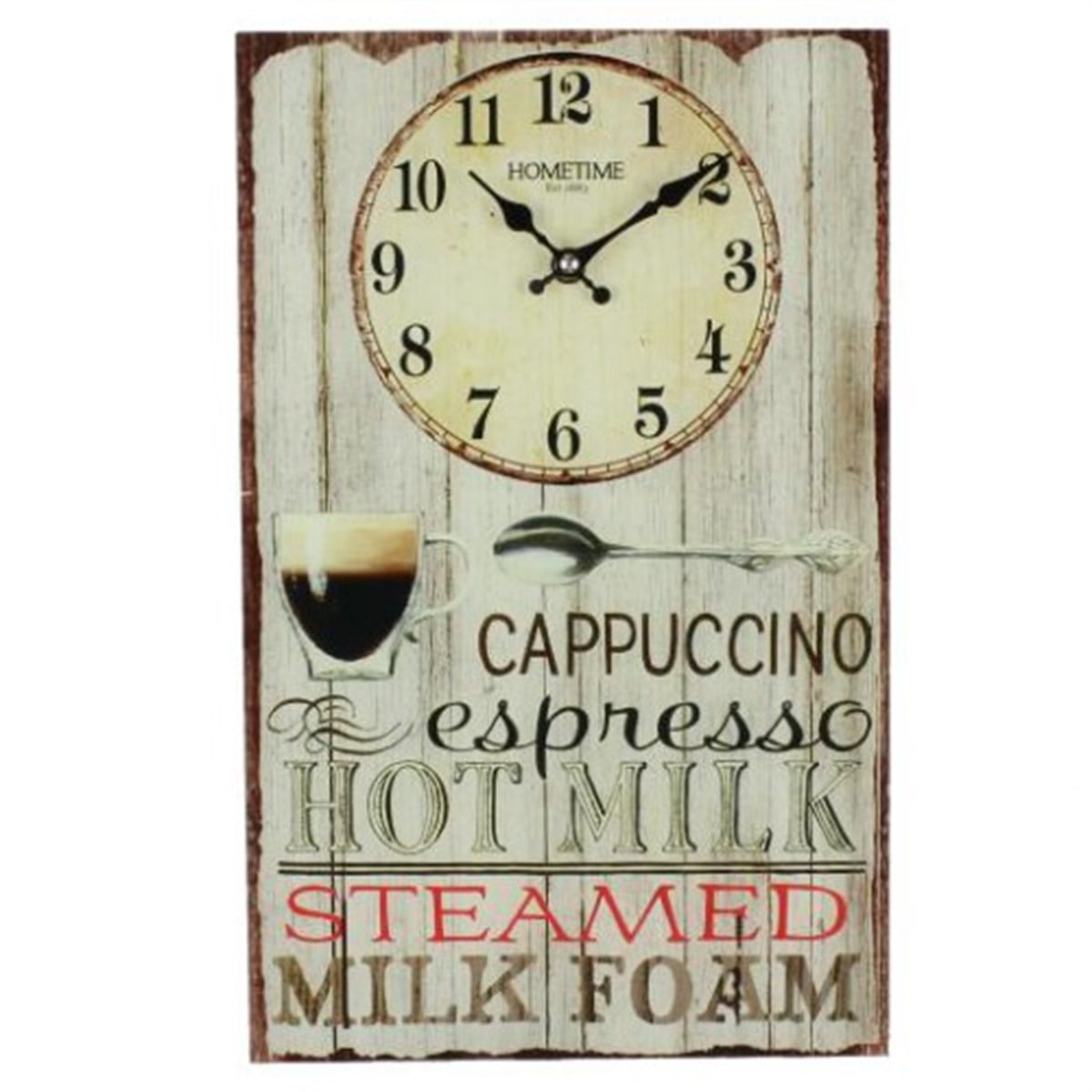 Ahşap Retro Duvar Saati 