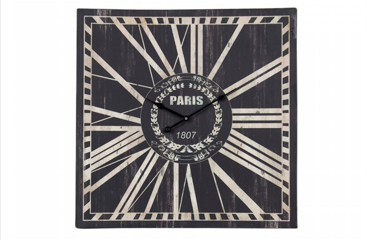 Ahşap Retro Duvar Saati 