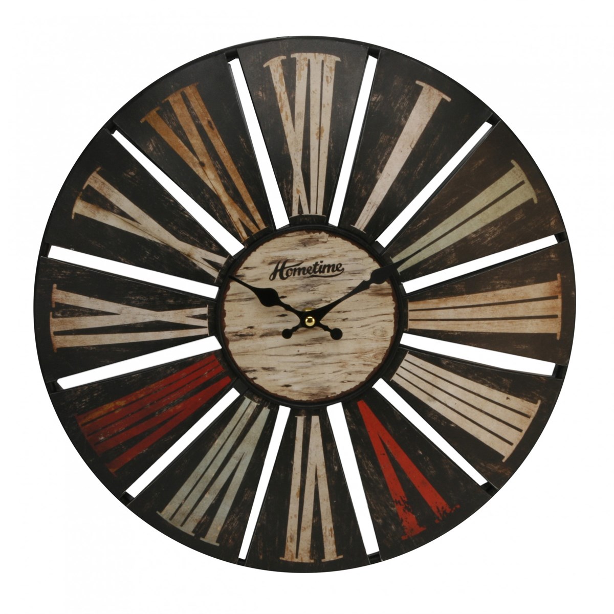 Ahşap Retro Duvar Saati 