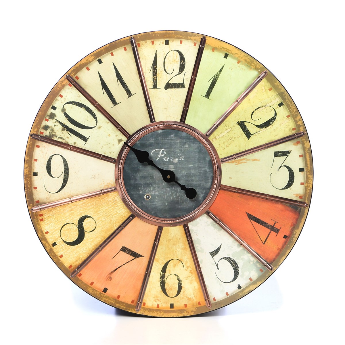 Ahşap Retro Duvar Saati 