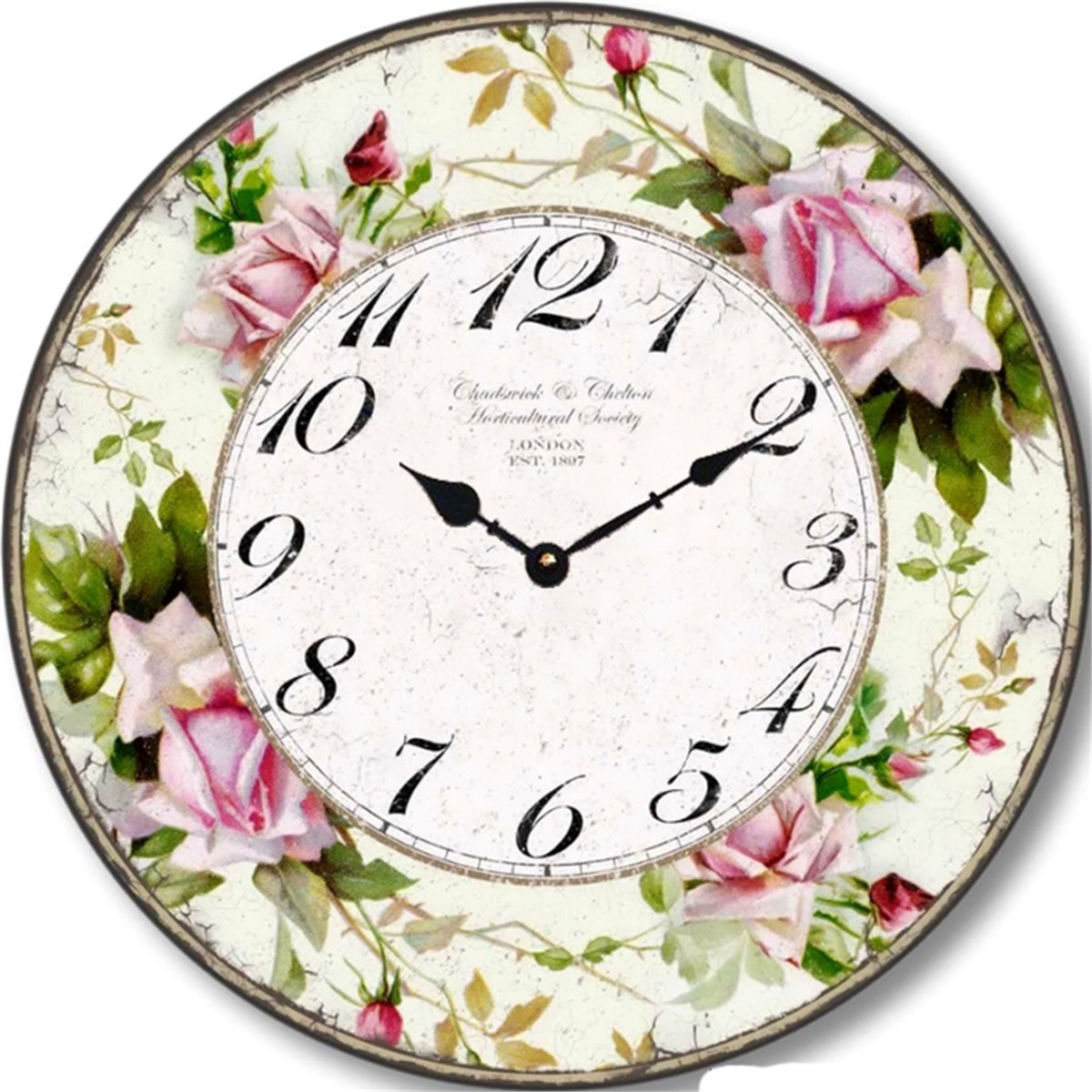 Ahşap Retro Duvar Saati 