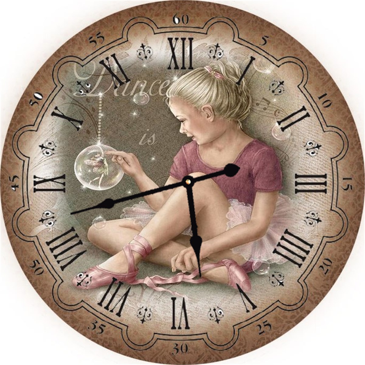 Ahşap Retro Duvar Saati 