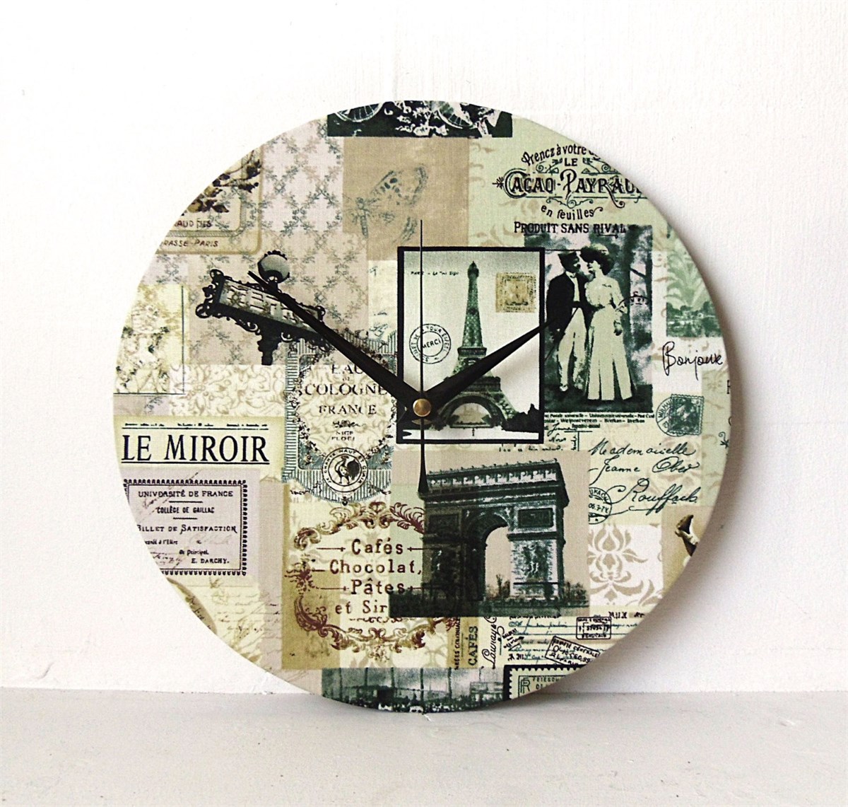 Ahşap Retro Duvar Saati 